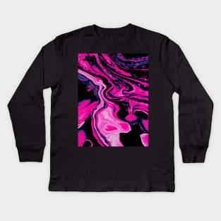 Pink Space Kids Long Sleeve T-Shirt